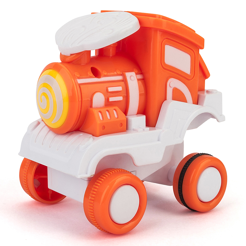 按压翻转惯性儿童玩具车车 压力翻滚小火车 宝宝益智力学前玩具车