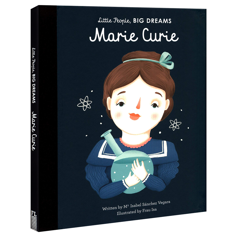 英文原版 Marie Curie: Little People, Big Dreams 小女孩,大梦想：居里夫人 精装绘本名人传记小人物大梦想彩色插画版