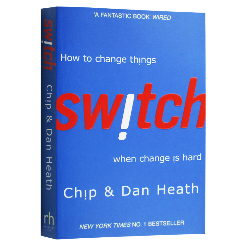 瞬变行为设计学 英文原版 Switch How to change things when change is hard 经管励志书籍 进口原版英语书 全英文版