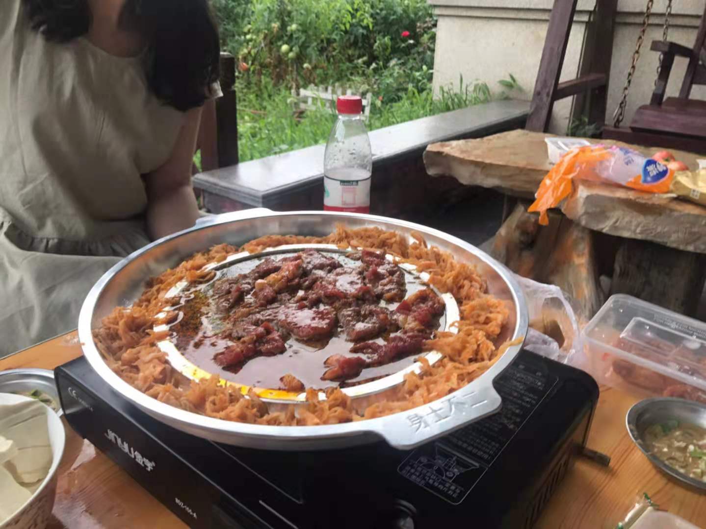 身土不二烤盘烤肉石锅韩式煎肉盘烤肉盘