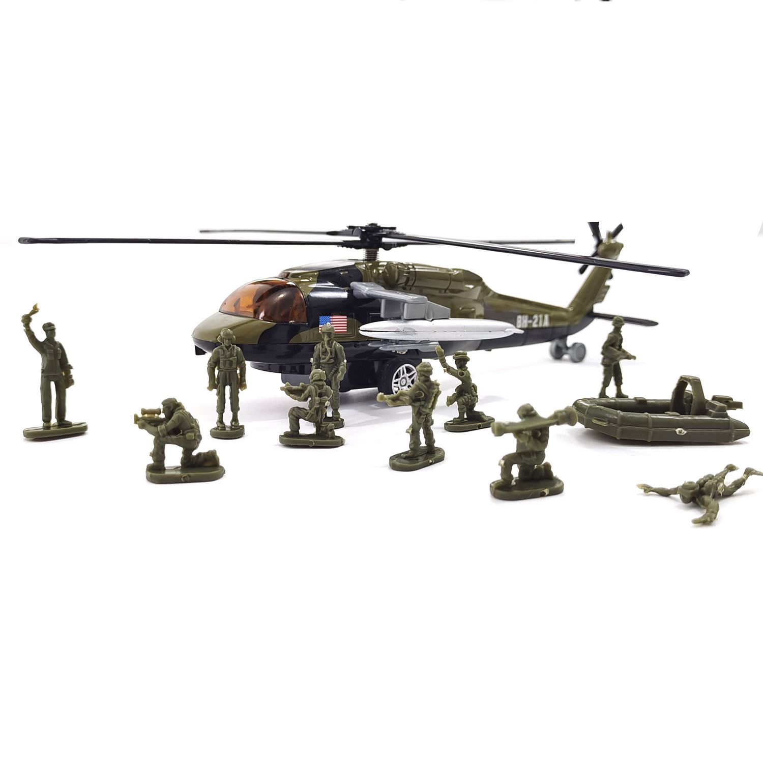 合金仿真直10阿帕奇黑鹰武装直升机模型军事模型玩具歼20战斗机