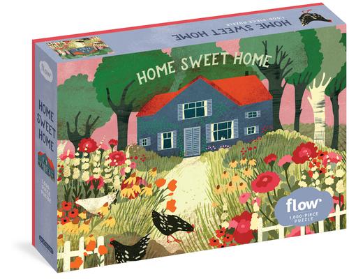 Home Sweet Home 1,000-Piece Puzzle: (Flow) for Adults Families Picture Quote Mindfulness Game Gift J