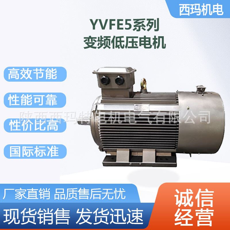 西安电机YV5-355L-4极315W低压变频交流三相异步电动机厂