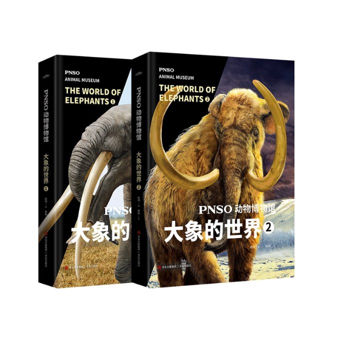 正版图书PNSO动物博物馆：大象的世界1+2共2册赵闯（绘） 杨杨（文）青岛9787573602992