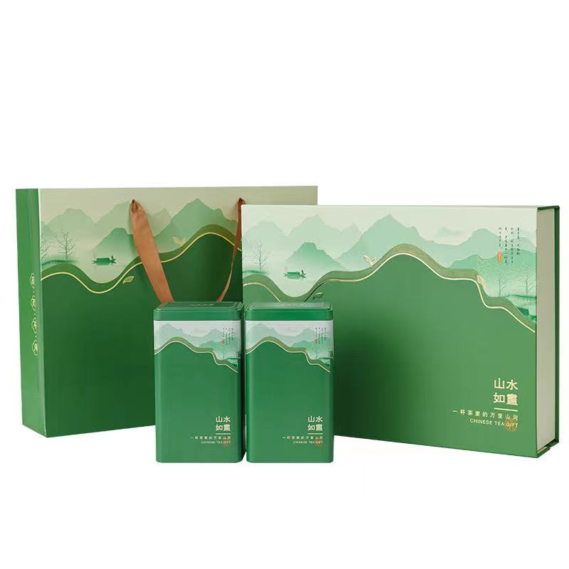 2023新茶茉莉花茶叶浓香小龙珠礼盒装花茶茶叶绿茶香碧螺250克