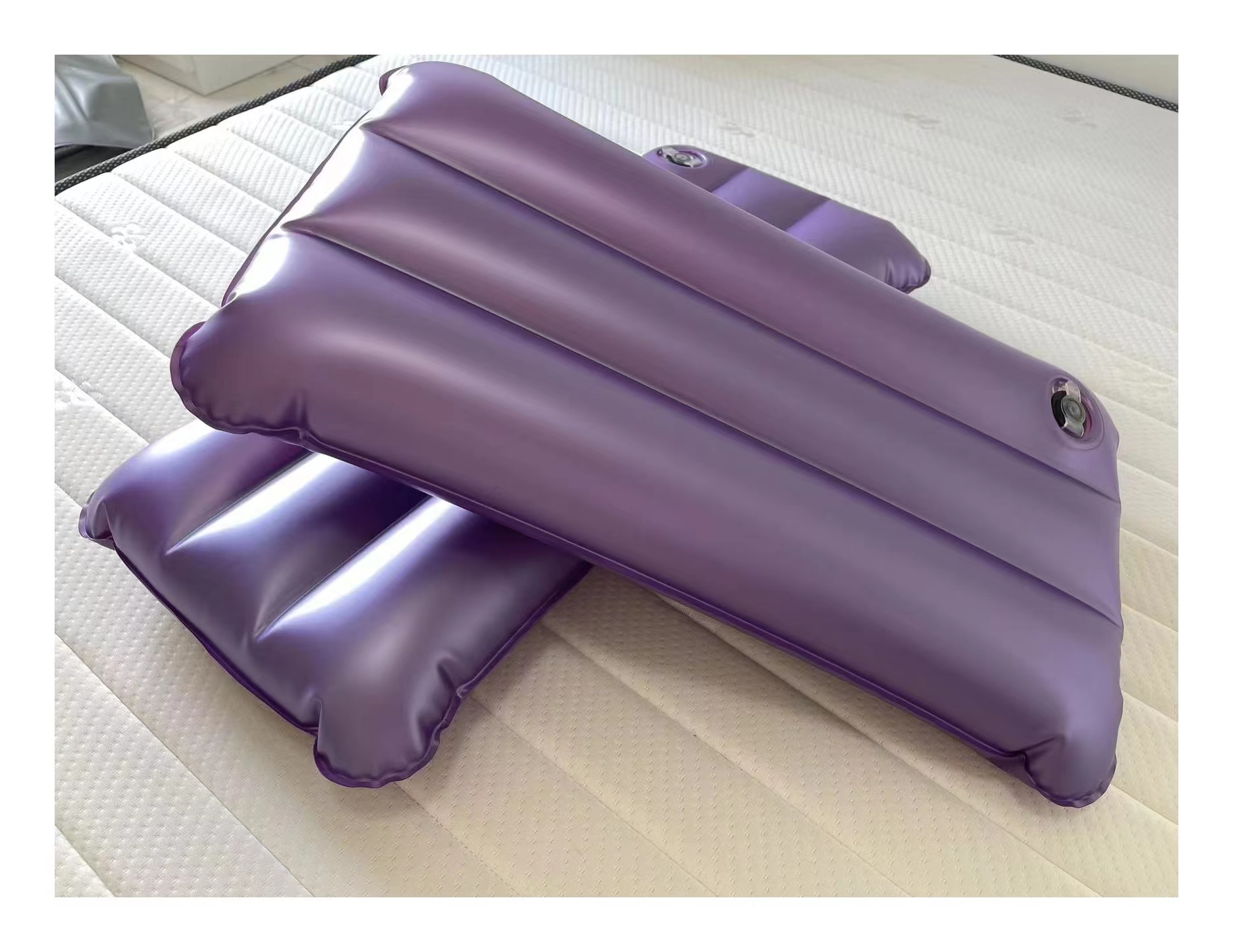 充气充水枕头可换水冰枕单双人抱枕软枕降温舒适颈椎枕头坐垫脚垫