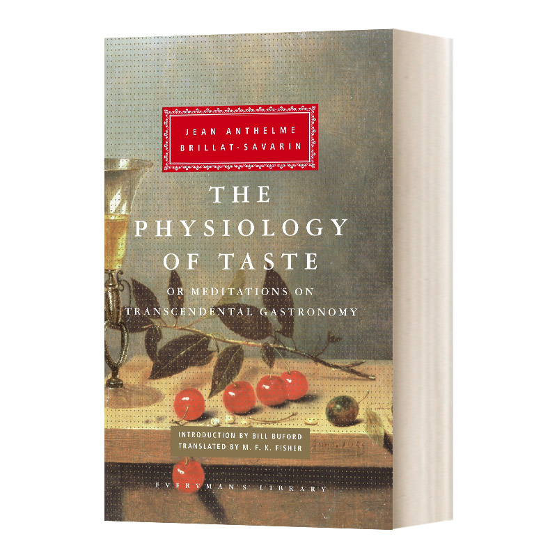 英文原版 The Physiology of Taste  厨房里的哲学家 美食背后的故事 人人图书馆精装收藏版 进口英语原版书籍