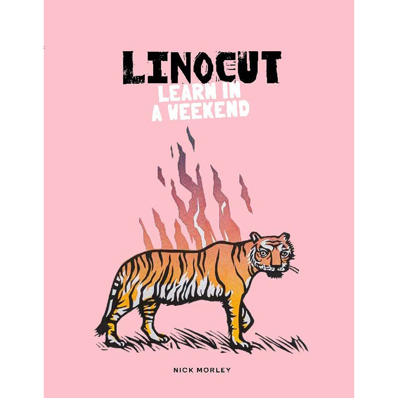 【预售】英文原版Linocut: Learn in a Weekend利诺卡特:周末学习 DISTRIBUTION Nick Morley 版画和冲压混合材料工艺品书籍