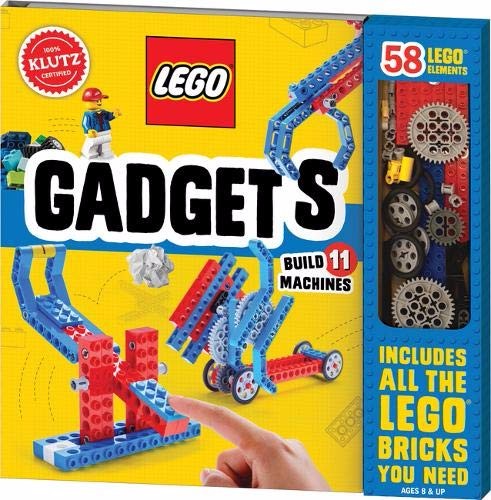 英文原版 LEGO GADGETS 乐高可动小机器 DIY玩具手工组装套装书 小学STEM辅导用书 Klutz 附配件【外图原版】