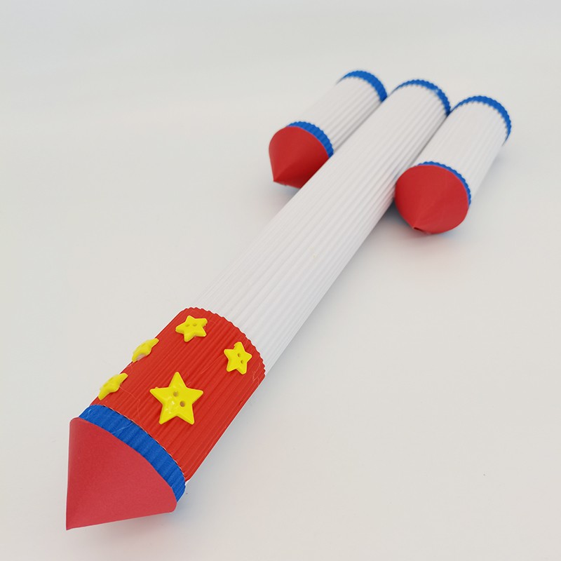 速发儿童手工制作变废为宝创意中国航天火箭幼儿园DIY小制作材料