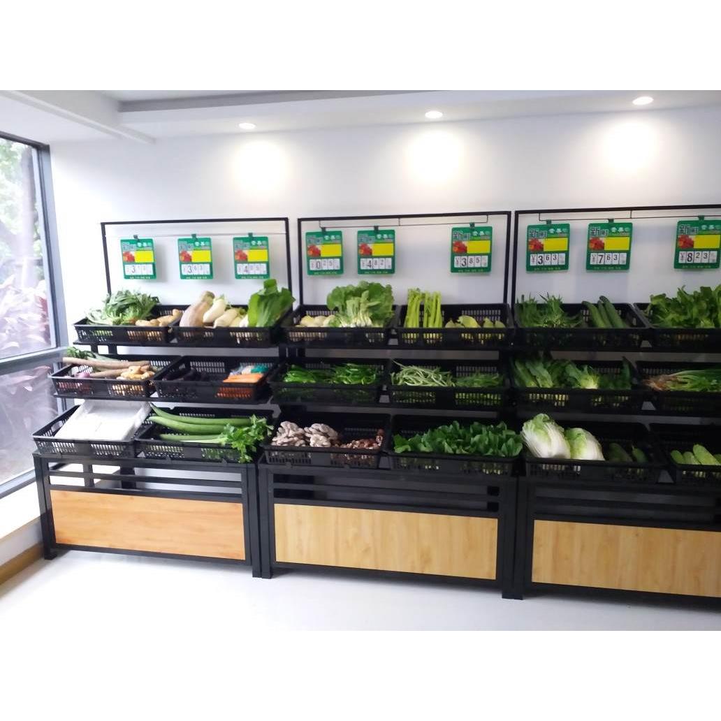 果蔬货架蔬菜架水果架精品蔬菜店水果店货架展示菜架超市水果货架