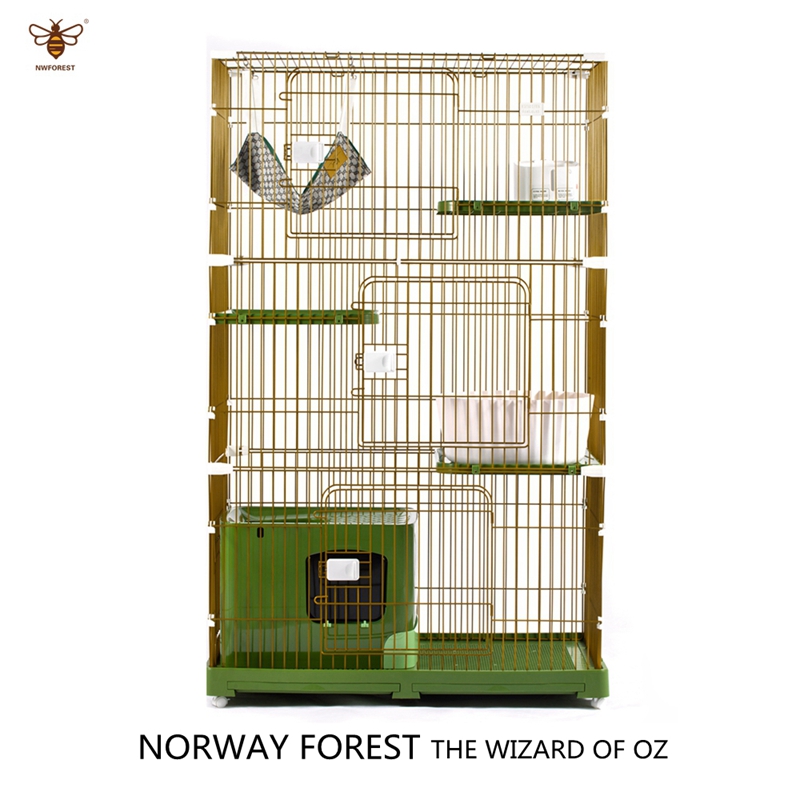 摩登生活on挪威森林猫笼子超大自由空间家用两层双三层猫别墅猫舍
