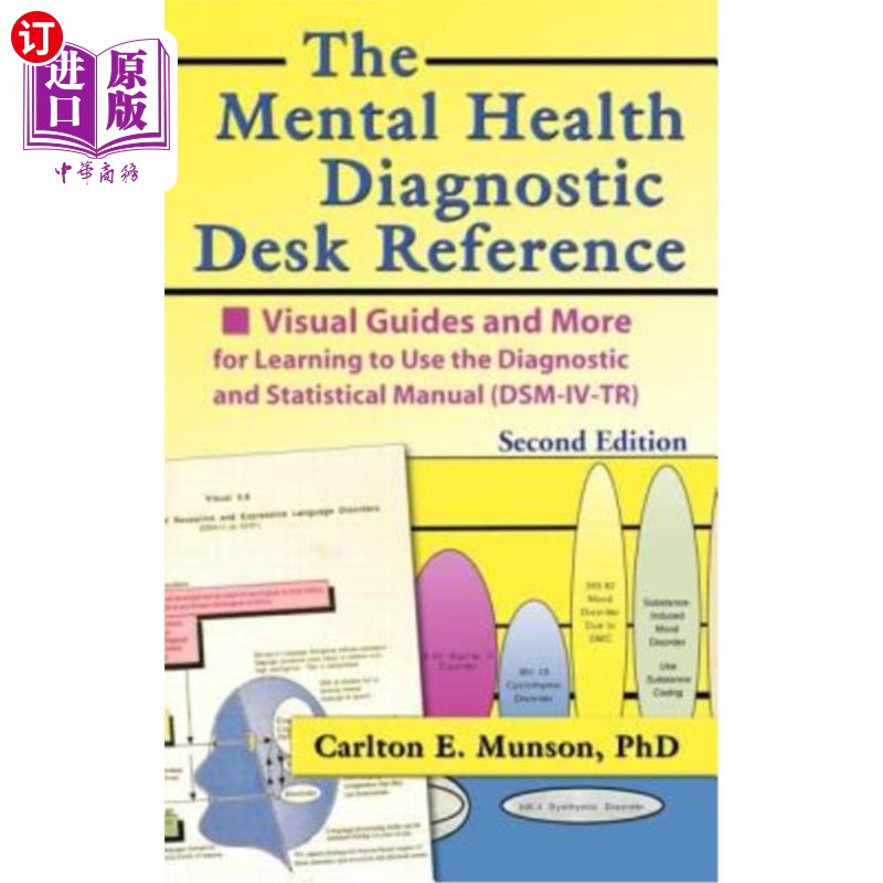 海外直订医药图书The Mental Health Diagnostic Desk Reference: Visual Guides and More for Learning 精神健康诊断咨询台