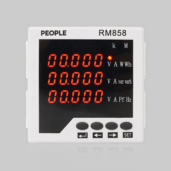 人民电器多功能液晶仪表RM858E电压电流有功无功功率因数电网频率