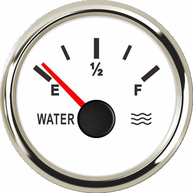 房车水位表指针数字液体深度计位表山东水量表工程货车水箱液位表