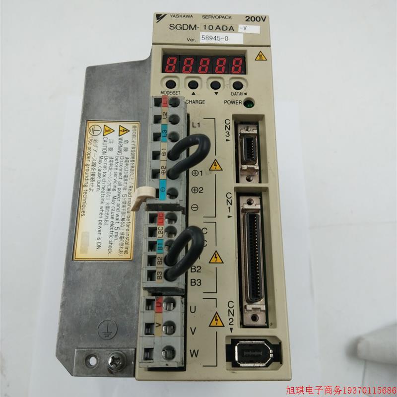 拍前询价:原装拆机安川伺服驱动器SGDM-10ADA-V现货实物图