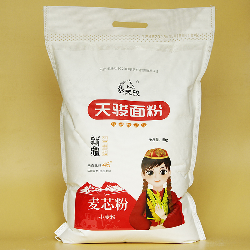 新疆天骏面粉塔城特一粉10斤 拉条子饺子包子家用多用途5kg小麦粉