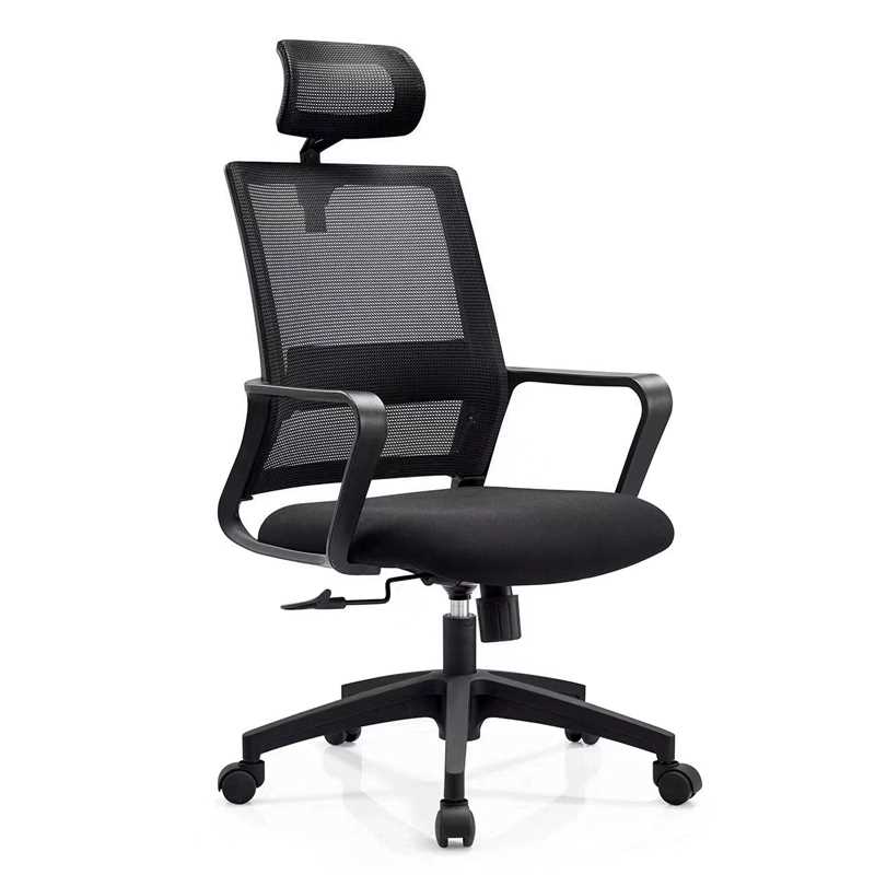 新款广东职员办公椅久坐舒适公司员工电脑椅万向轮会议椅网布升降