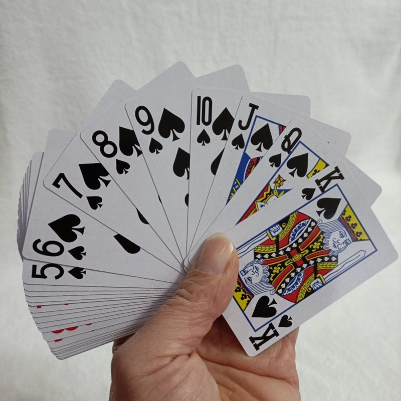 大字码兰Q1298青花瓷精品扑克娱乐会所棋牌室老年人专用休闲纸牌