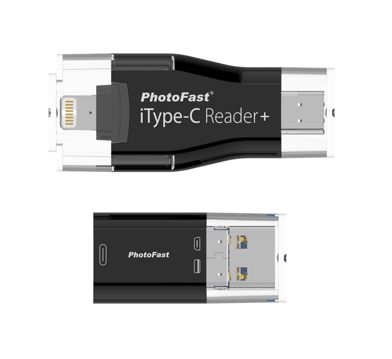 PhotoFast iType-C Reader+ microSD 讀卡機(贈64G記憶卡)