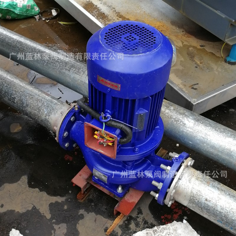 速发上海ISG管道泵增压水泵离心泵IRG热水泵 ISG150-200B 电机7.5