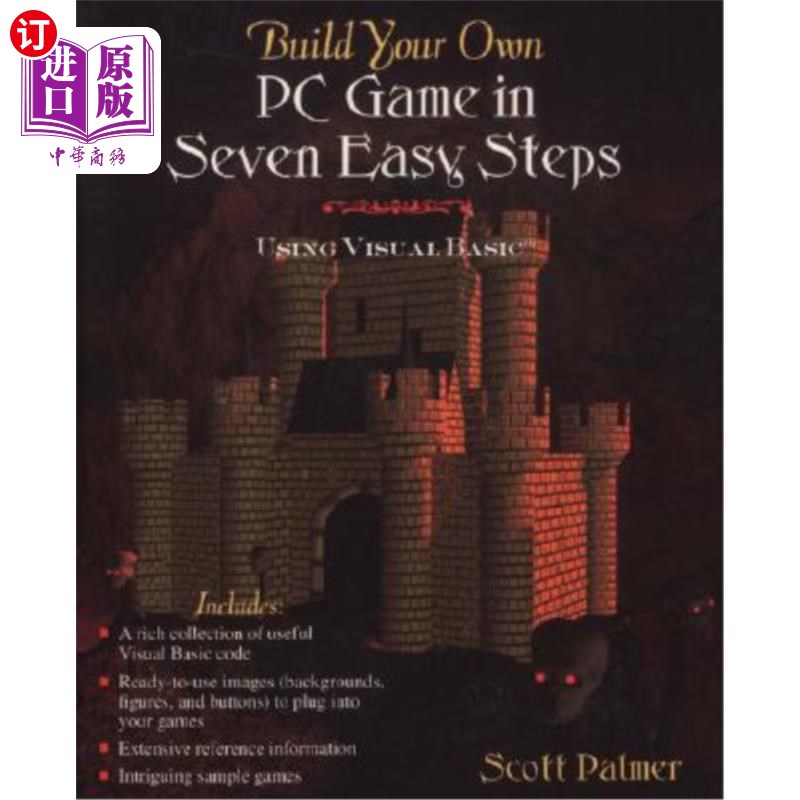 海外直订Build Your Own PC Game in Seven Easy Steps: Using Visual Basic 用七个简单的步骤构建自己的PC游戏：使用Visual