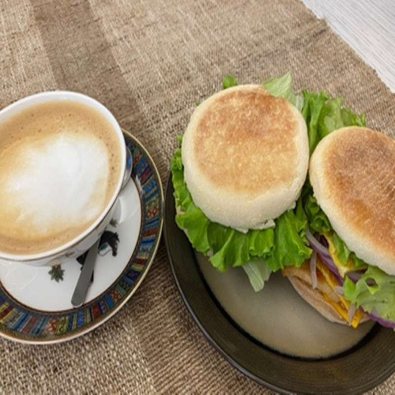 包邮香港嘉顿英式马芬松饼麦满分面包松饼5个家用早餐速食半成品