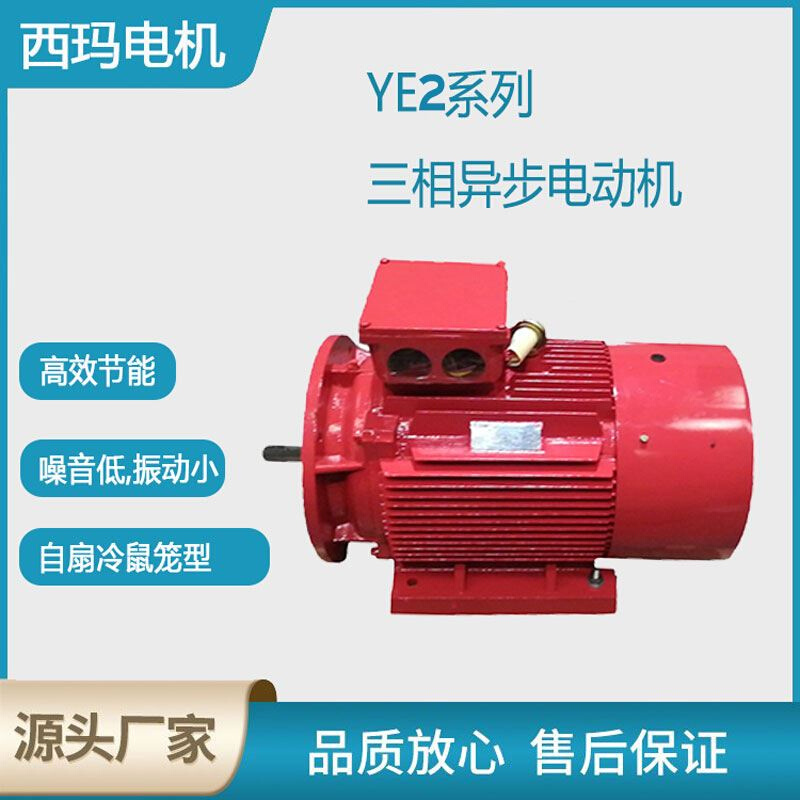 西安电机YE2-80M2-2极1.1WB3侧右低压交流三相异步电动机