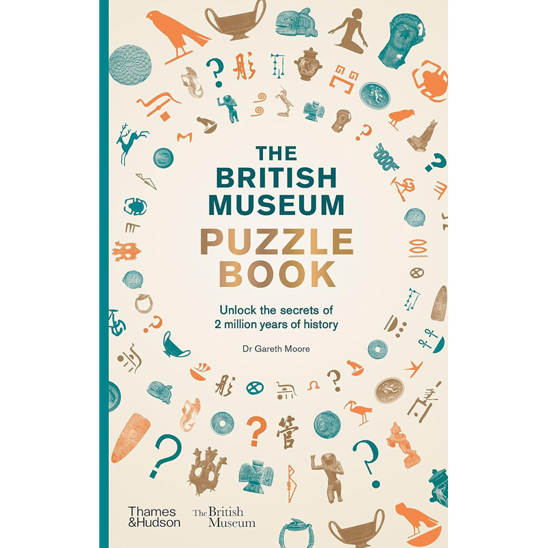 【预售】英文原版The British Museum Puzzle Book 大英博物馆谜题集 Thames And Hudson Ltd  MOORE GARETH英文博物馆艺术书籍 