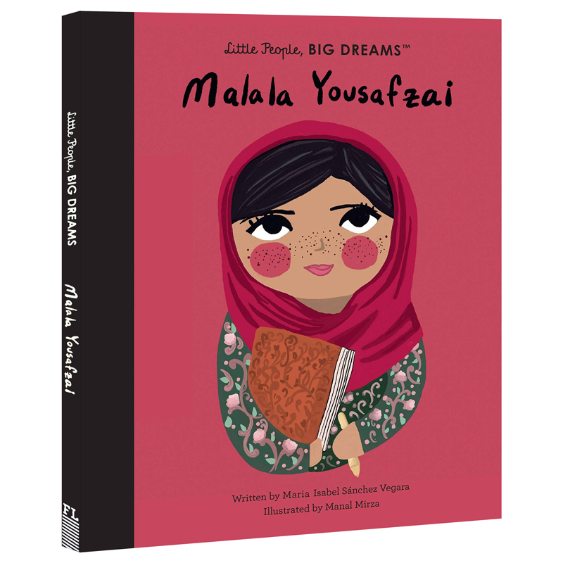英文原版 Malala Yousafzai Little People, BIG DREAMS 马拉拉·尤萨夫扎伊:小人物，大梦想 儿童故事精装绘本