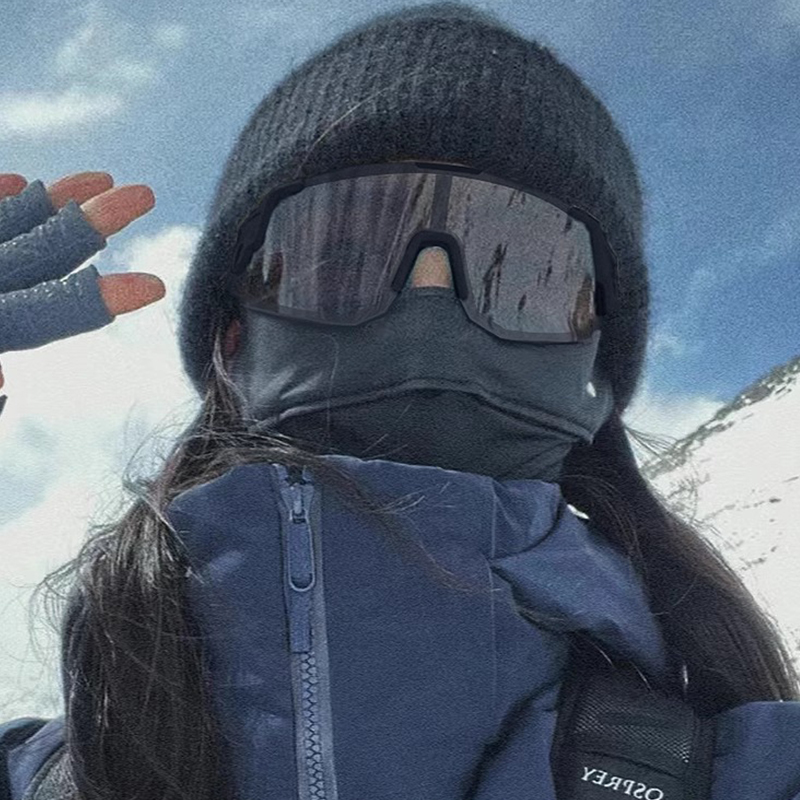 东北雪地墨镜女滑雪登山护目镜防风沙防紫外线超大框骑行太阳眼镜