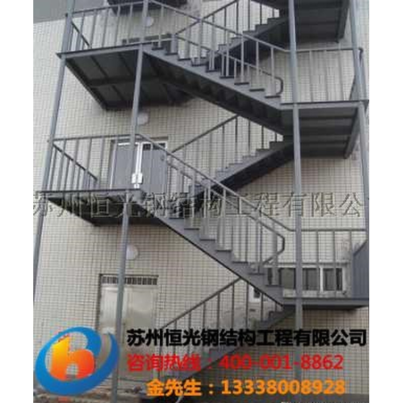 苏州钢结构楼梯搭建室内钢结构楼梯钢构楼梯