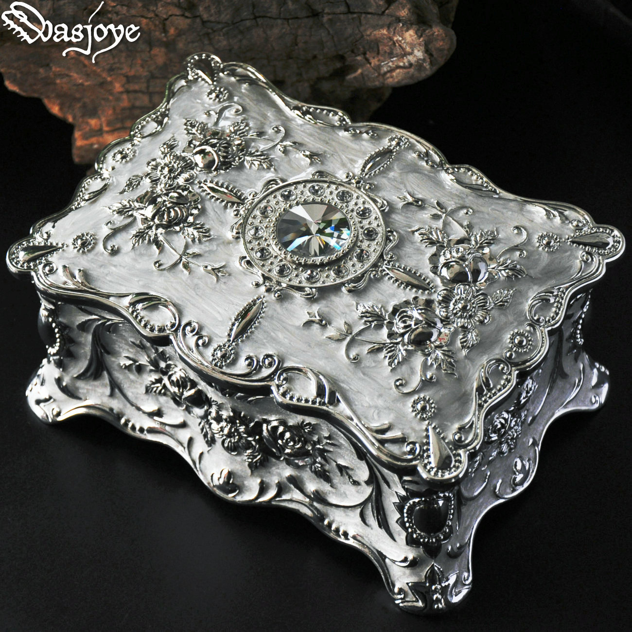 Wasjoye彩绘潘若拉复古欧式韩国公主首饰盒饰品收纳盒珠宝戒指盒