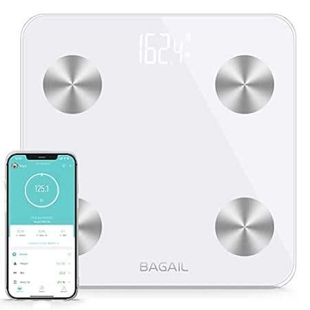 BAGAIL BASICS Smart Scale for Body Weight， Digital Bathro