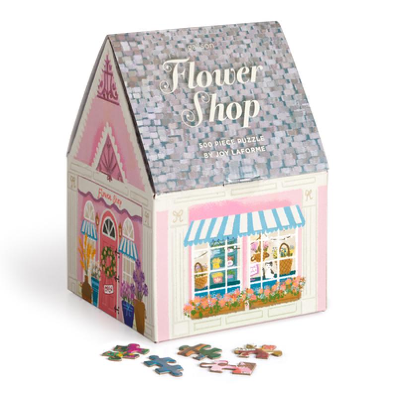 【4周达】Joy Laforme Flower Shop 500 Piece House Puzzle [9780735381322]