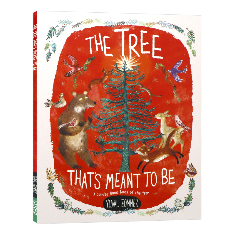 尤瓦尔佐默命中注定的树 Tree That's Meant To Be 英文原版绘本 儿童故事图画书知名作者Yuval Zommer作品英国牛津大学出版社读物