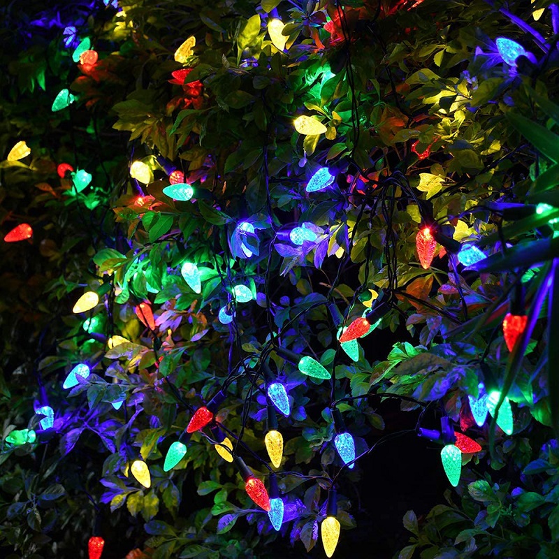 圣诞装饰灯怪奇物语节日led挂树灯满天星卧室装饰布置草莓拉拉泡
