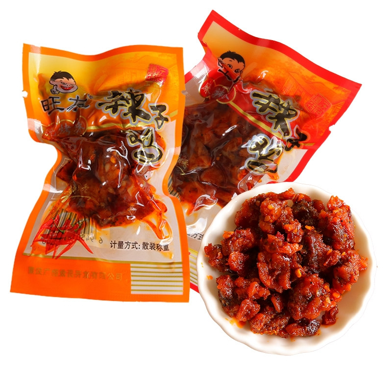 新疆发旺友辣子鸡重庆风味麻辣、烧烤味500g散装独立小包装