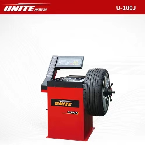 优耐特U100J平衡机汽修设备轮胎平衡机动静平衡红外线大孔620L