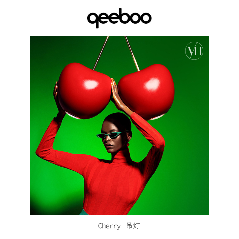 Qeeboo意大利进口Cherry樱桃个性创意造型轻奢餐厅装饰灯吧台吊灯