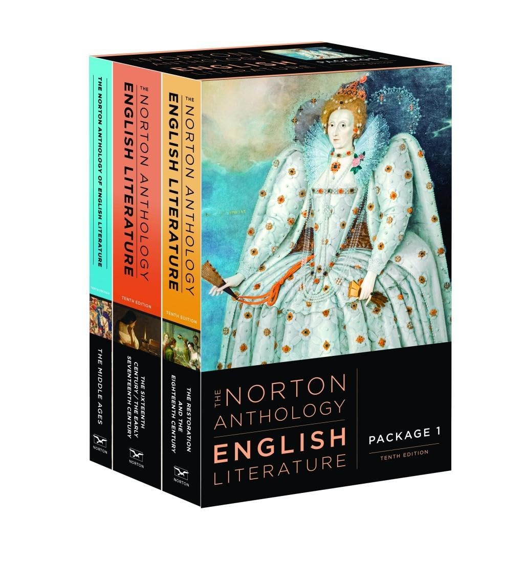 预售 英文原版 诺顿英国文学套装 新版 The Norton Anthology of English Literature (10TH ed.) A B C 文艺评论版
