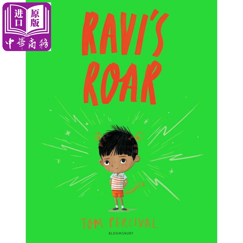 现货 拿韦的怒吼 英文原版 Ravi's Roar 儿童情绪管理绘本 情感宣泄表达【中商原版】
