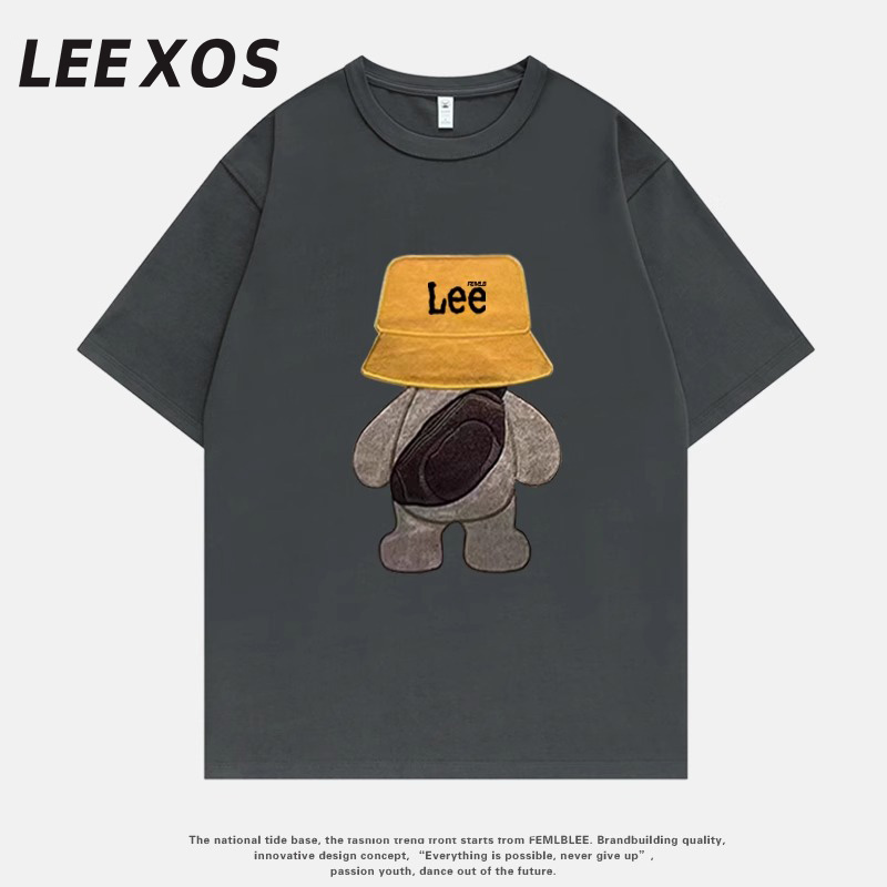 【奥莱折扣】LEEXOS官方联名|机场免税丨潮流春夏新款短袖t恤上衣