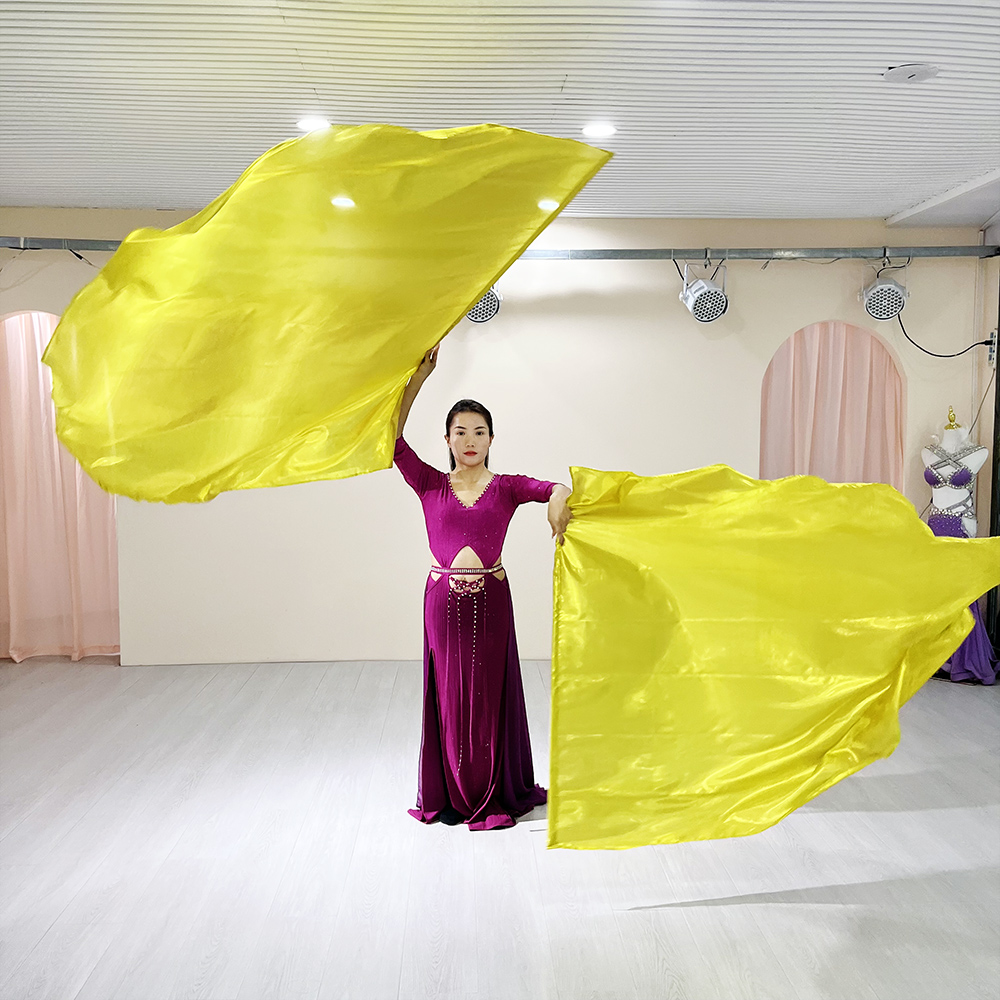 舞蹈旗型金色白色透明紫色翅膀运动会使用甩起来演出表演道具服饰