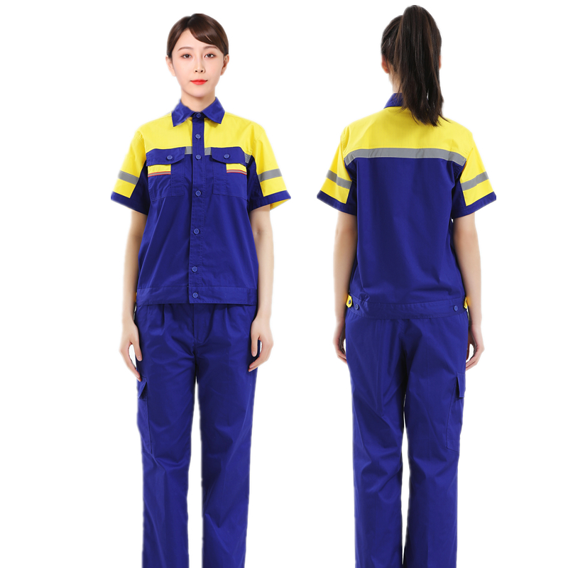 高档加油站工作服中化石化石油新能源工装夏季薄款短袖套装男女防