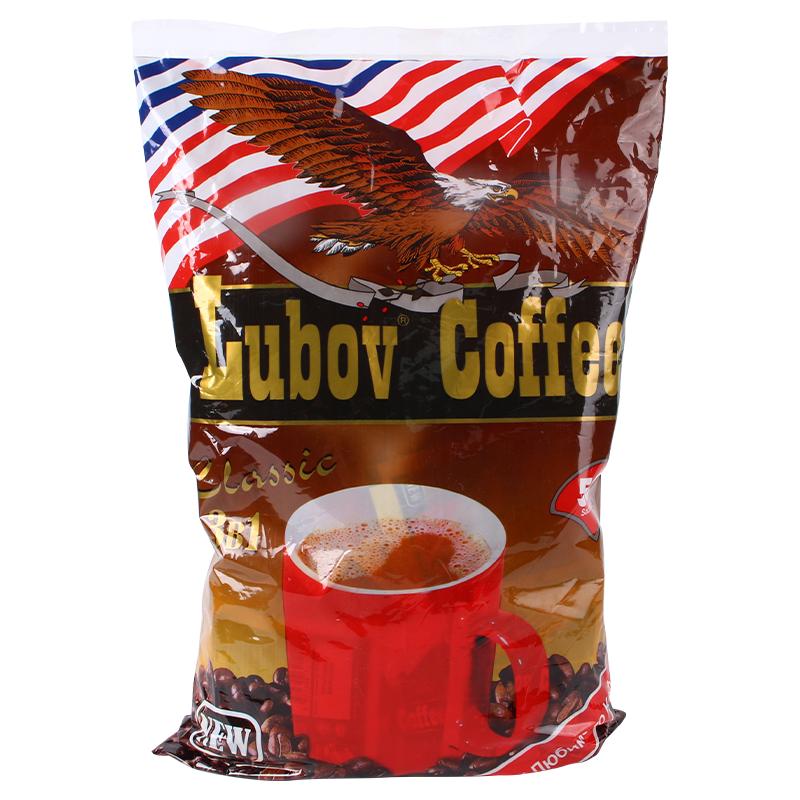 俄罗斯热销马来西亚卡布奇诺咖啡三合一速溶咖啡20g*50小包