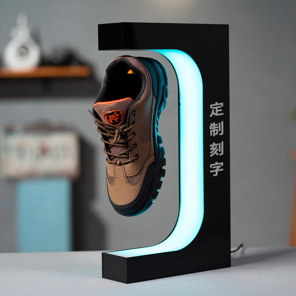 磁悬浮展示架创意鞋架鞋子展示台产品广告展示装置摆件橱窗陈列架