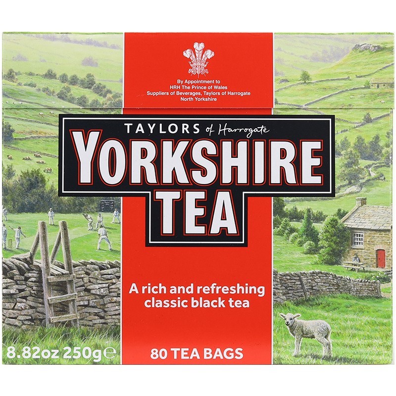 英国红茶Yorkshire约克夏红茶约克郡红茶奶茶英式下午茶包饼干茶