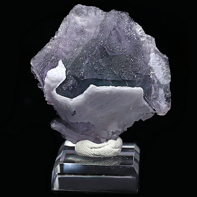 包邮福建紫色萤石彩色多色绿色白色矿物晶体摆件标本原石矿标10