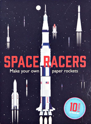 【外图原版】进口英文 Space Racers 空间赛车 手工书